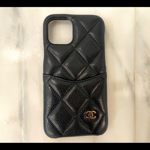 CHANEL Accessories - Chanel Authentic Black IPHONE 11 pro case
